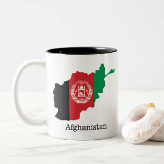 Flags and countries Afghanistan Two-Tone Coffee Mug