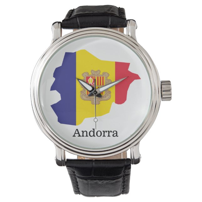 Flags and countries Andorra Watch (Front)