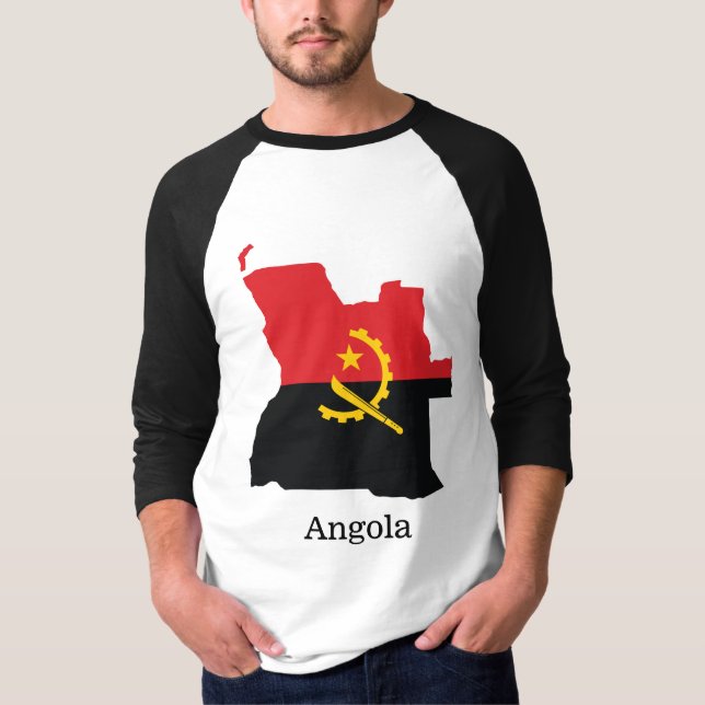 Flags and countries Angola T-Shirt (Front)