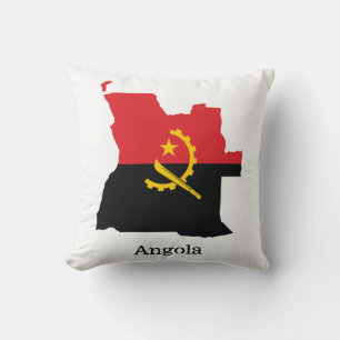 Flags and countries Angola Throw Pillow