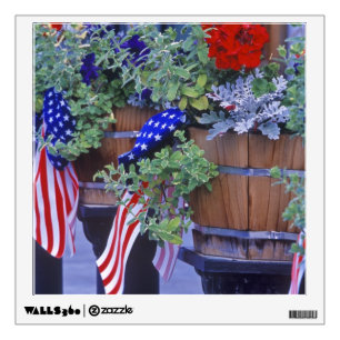 Flags and Flowers in Philipsburg Montana Wall Sticker