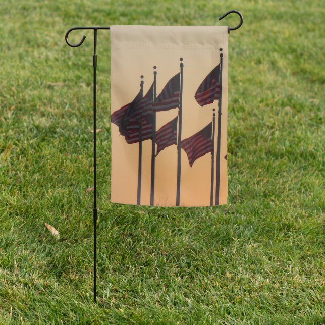 Flags at Sunset (In SItu)