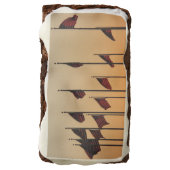 Flags at Sunset American Patriotic USA Brownie (Rotated)