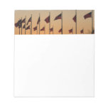 Flags at Sunset American Patriotic USA Notepad