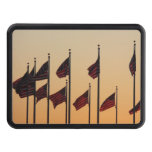 Flags at Sunset Hitch Cover