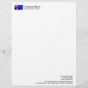 Flags - Austrailia Letterhead