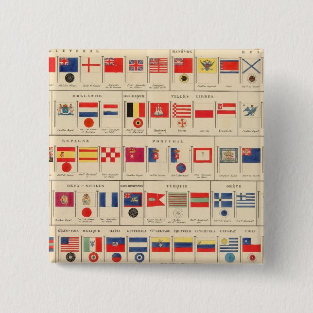 Flags, Badges Button (Front)