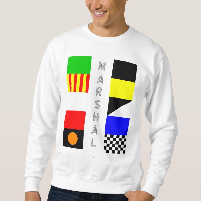 "Flags" by Flagman Sweatshirt (Front)