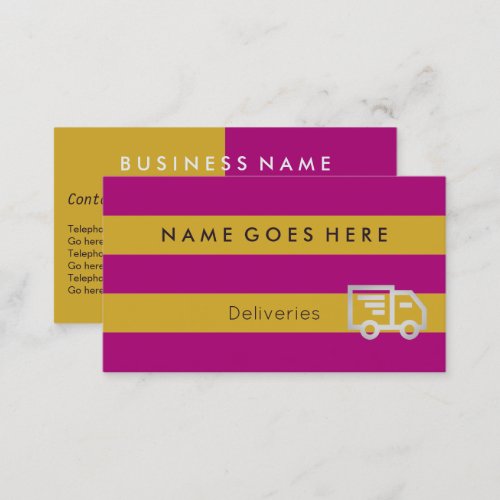 Flags Delivery Service Business Cards