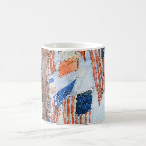 Flags Fifth Avenue by Childe Hassam Vintage Art Coffee Mug