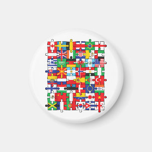 Flags of Countries of the World international flag Magnet