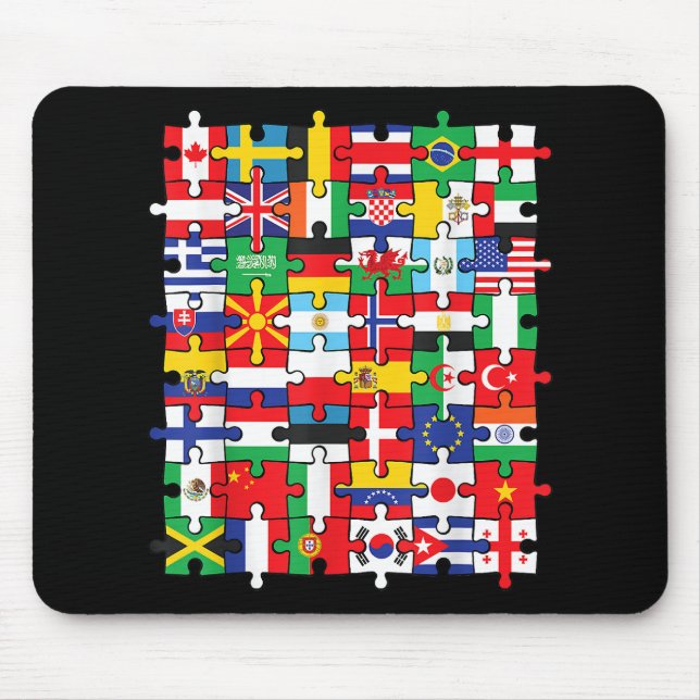 Flags of Countries of the World international flag Mouse Pad (Front)
