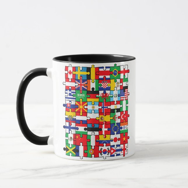 Flags of Countries of the World international flag Mug (Left)