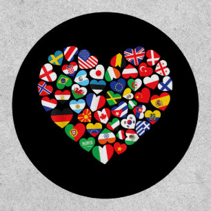 Flags of Countries of the World international flag Patch