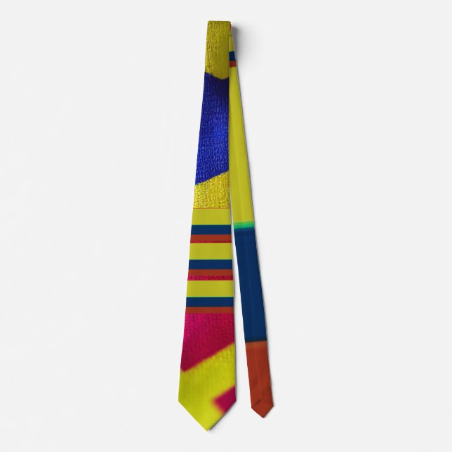 Flags Of Inspiration (Colombia) Neck Tie (Front)