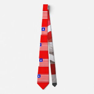 Flags Of Inspiration (Liberia) Neck Tie