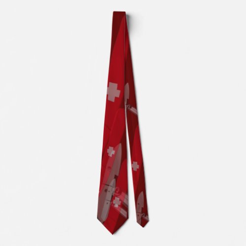 Flags Of Inspiration Swiss Army Knife Neck Tie