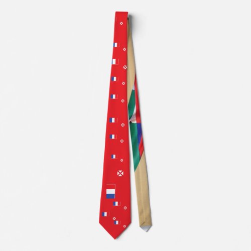 Flags Of Inspiration Wallis and Futuna Islands Neck Tie