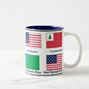 Flags of Liberty Two-Tone Coffee Mug