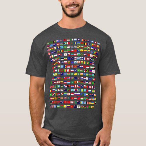 Flags of the Countries of the World 287 Flag Inter T_Shirt