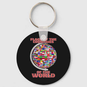 Flags Of The Countries Of The World International Keychain