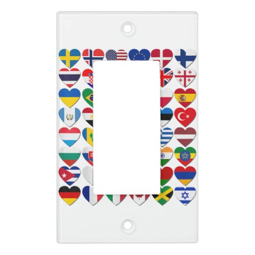 Flags of the Countries of the WorldInternational  Light Switch Cover
