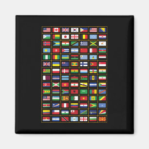 Flags Of The Countries Of The World International Magnet