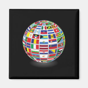 Flags Of The Countries Of The World International Magnet