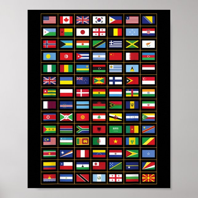 Flags Of The Countries Of The World International  Poster (Front)