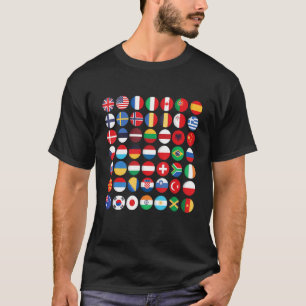 Flags of the Countries of the World International  T-Shirt