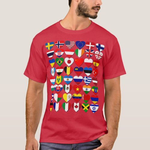 Flags of the Countries of the World International  T_Shirt
