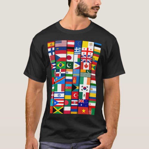 Flags of the Countries of the World International  T_Shirt