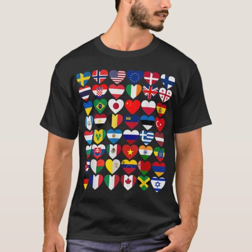 Flags of the Countries of the WorldInternational T_Shirt