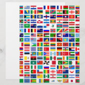 flags of the world against white (Front/Back)