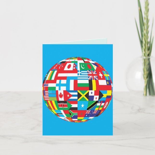 FLAGS OF THE WORLD CARD (Front)