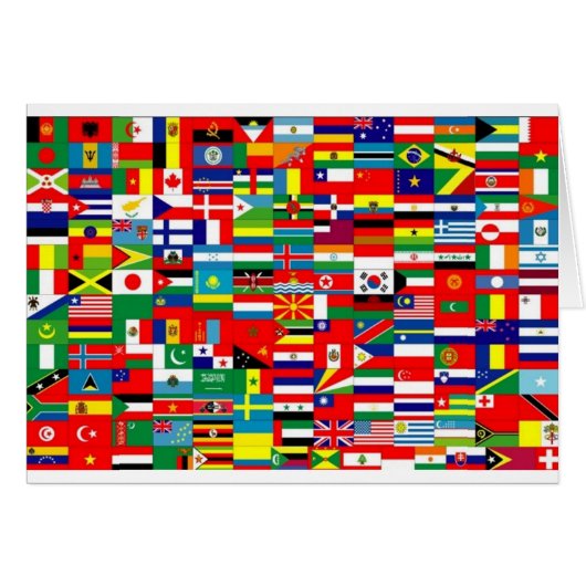 FLAGS OF THE WORLD CARDS (Front Horizontal)