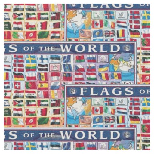 flags of the world fabric
