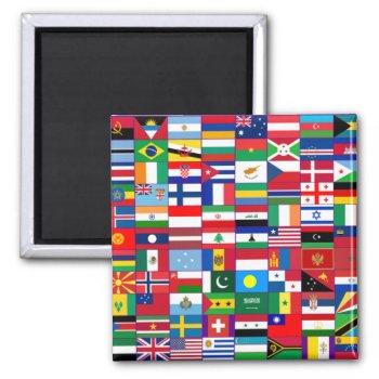 Flags Of The World Magnet by Angel86 at Zazzle