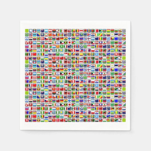 Flags of the World Napkins