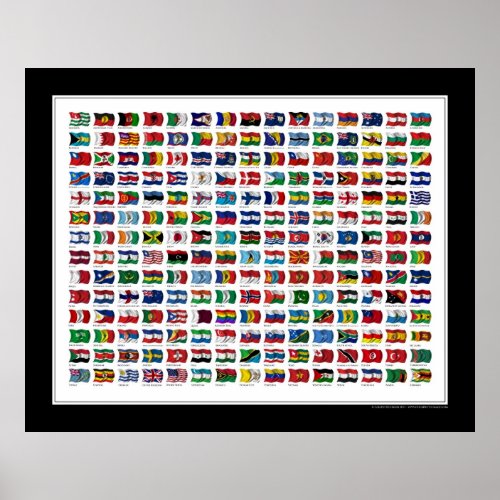 Flags of the World _ Poster updated 2011