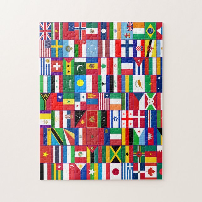 Flags of the World Puzzle (Vertical)