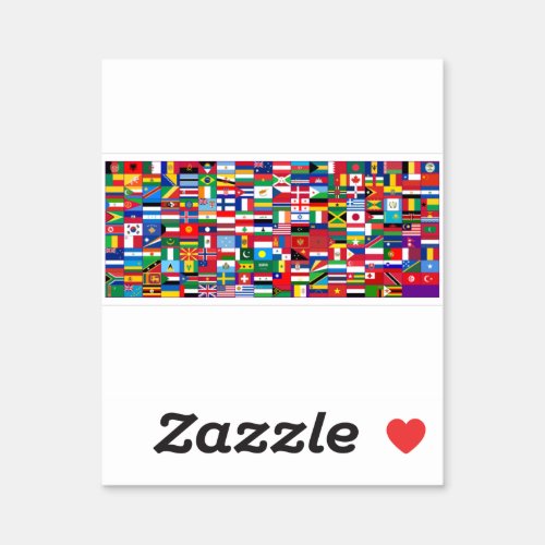 Flags of the World Sticker