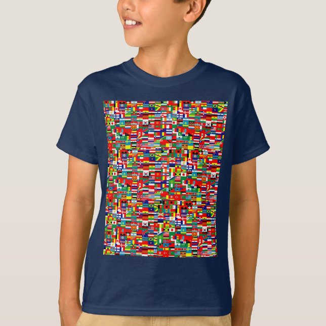 FLAGS OF THE WORLD T-Shirt (Front)