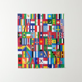 Flags of the World Tapestry  Zazzle