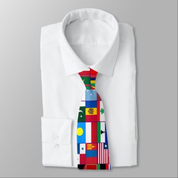 Flags Of The World Tie by Angel86 at Zazzle