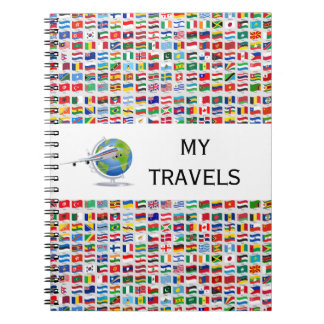 Flags of the World Travel Design Notebook