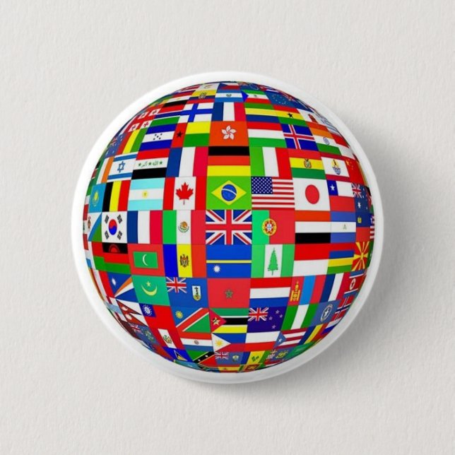 FLAGS PINBACK BUTTON (Front)