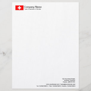 Flags - Switzerland Letterhead