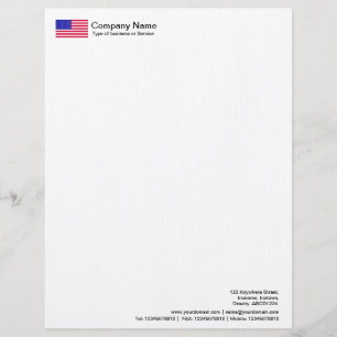 Flags - USA Letterhead