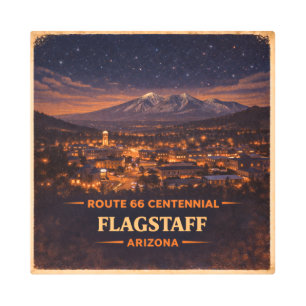 Flagstaff Arizona 100 Year Twilight Horizon Metal Print